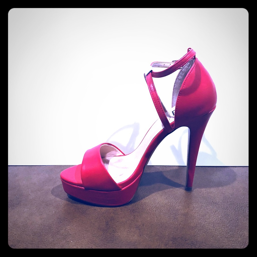 Brand new Bright pink signature high heals
